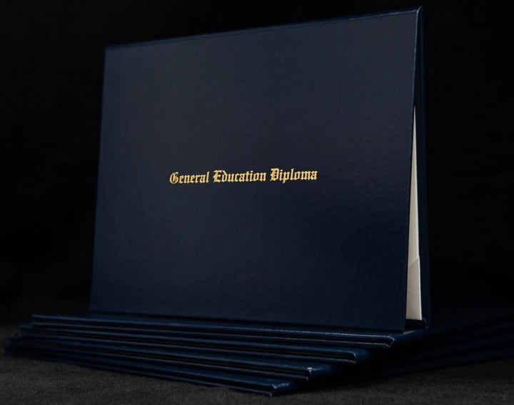 Diploma Cover - General Education Diploma -Engraved - Same Day Diplomas