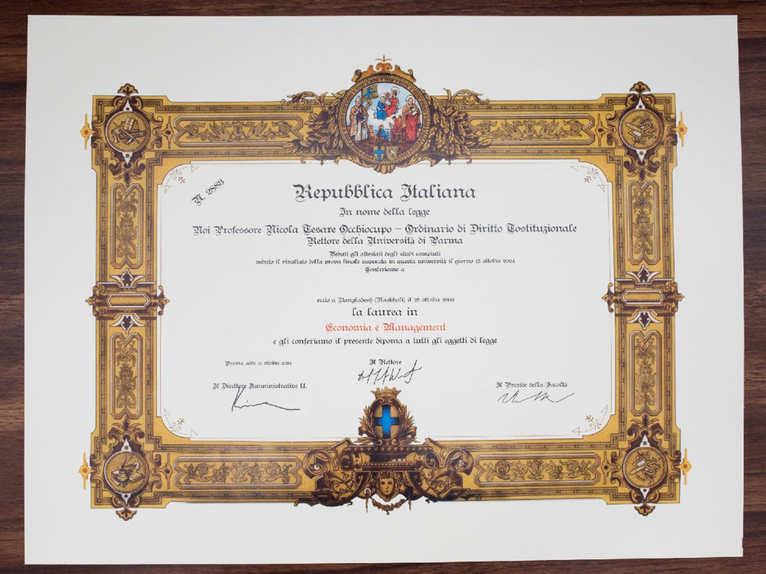 Diplomi di laurea in college e università falsi in Italia - Doc Printers