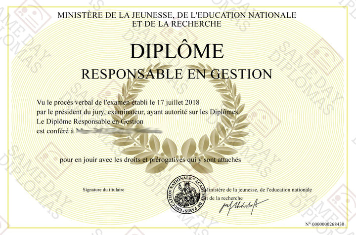 Faux Diplomas Universities - Diploma's ET Certificates - France - Doc Printers