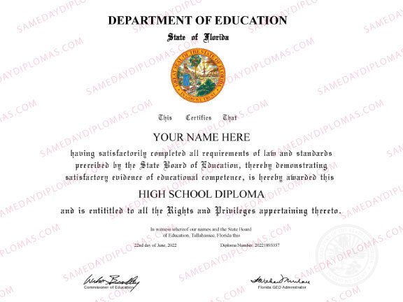 GED Match Diploma ( from your example )