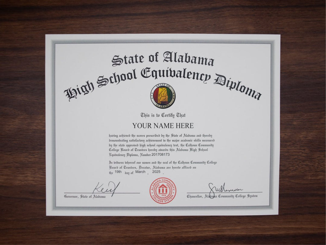 GED Match Diploma ( from your example ) - Same Day Diplomas