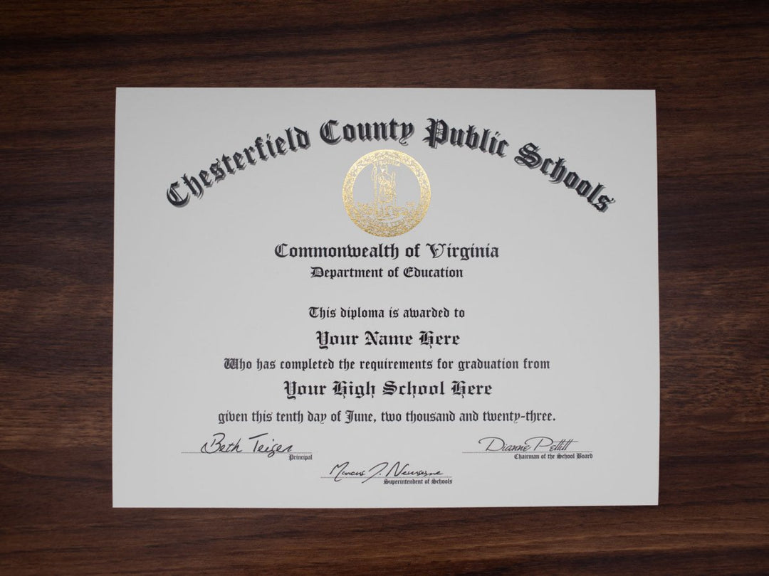 GED Match Diploma ( from your example ) - Same Day Diplomas