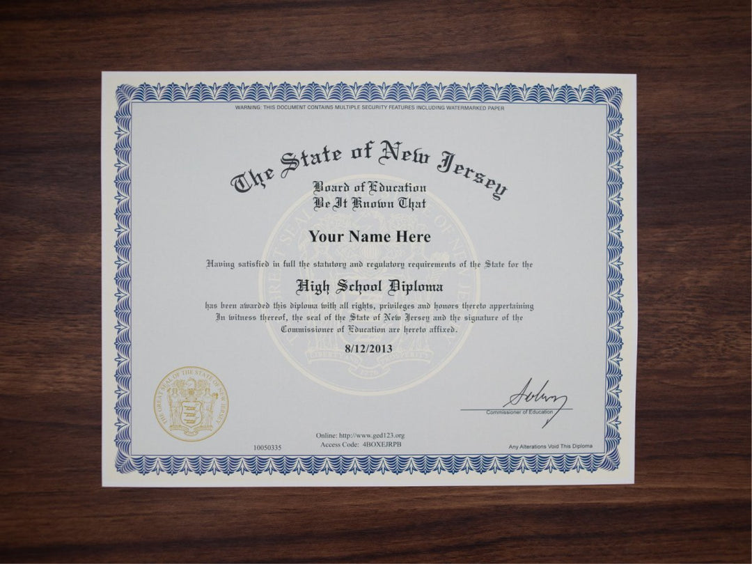 GED Match Diploma ( from your example ) - Same Day Diplomas
