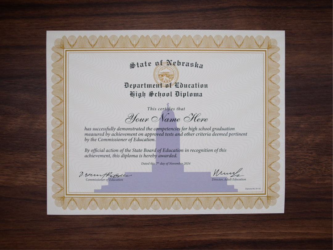 GED Match Diploma ( from your example ) - Same Day Diplomas
