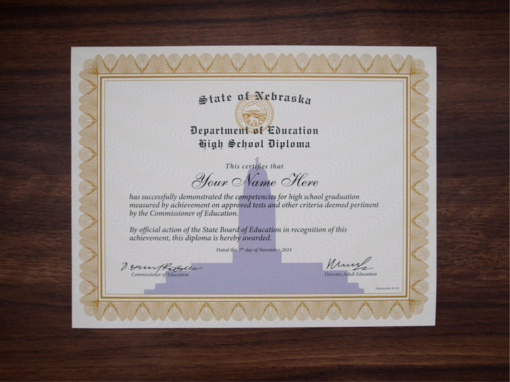 GED Match Diploma ( from your example ) - Same Day Diplomas