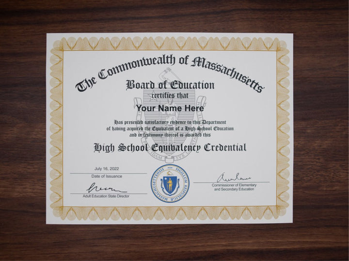 GED Match Diploma ( from your example ) - Same Day Diplomas