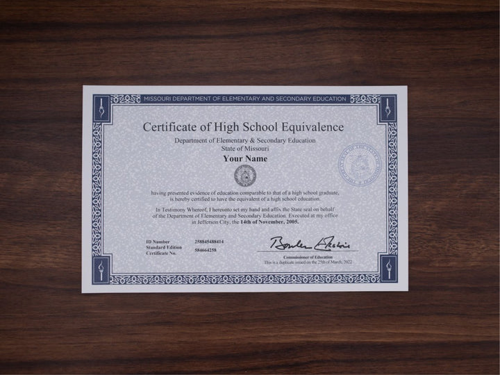 GED Match Diploma ( from your example ) - Same Day Diplomas