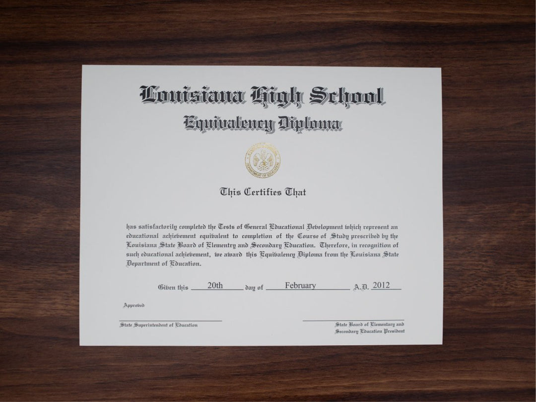 GED Match Diploma ( from your example ) - Same Day Diplomas