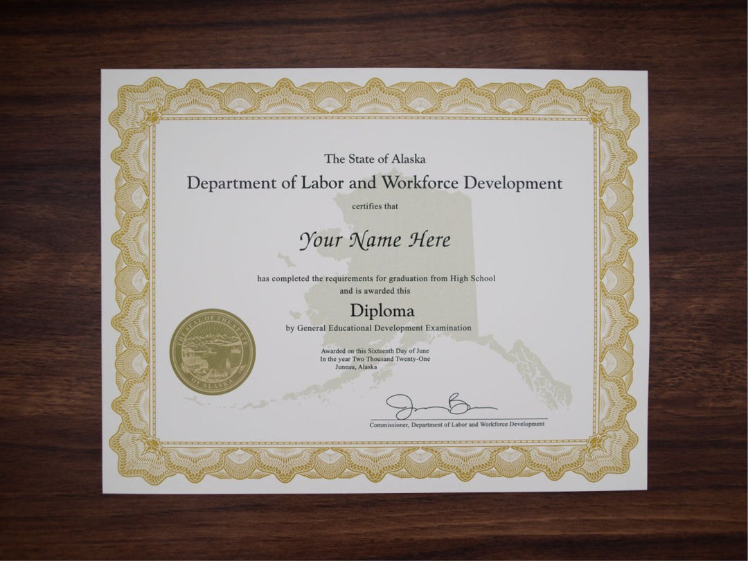 GED Match Diploma ( from your example ) - Same Day Diplomas
