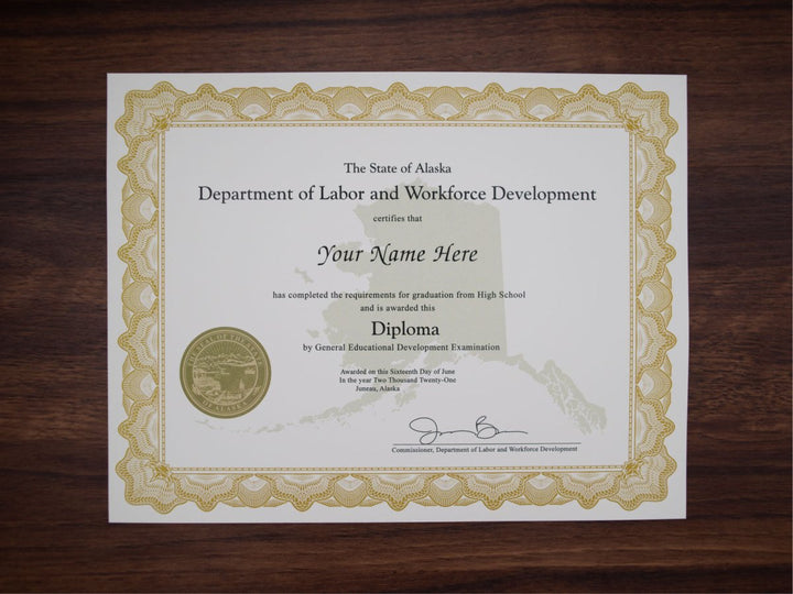 GED Match Diploma ( from your example ) - Same Day Diplomas