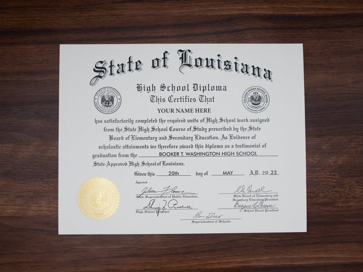 High School Actual Match Diplomas from Major Cities and Online schools - Doc Printers