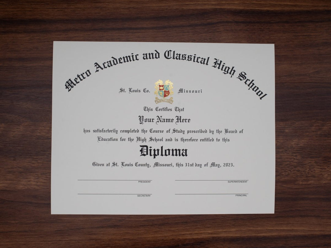 High School Actual Match Diplomas from Major Cities and Online schools - Doc Printers