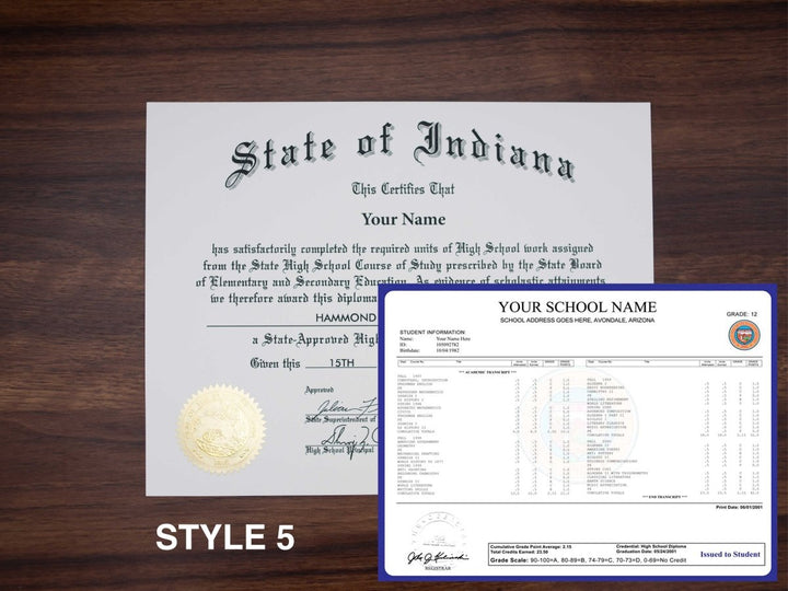 High School Diploma and Transcripts - Doc Printers