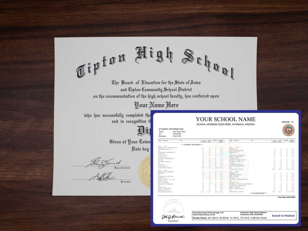 High School Diploma and Transcripts by State - Doc Printers