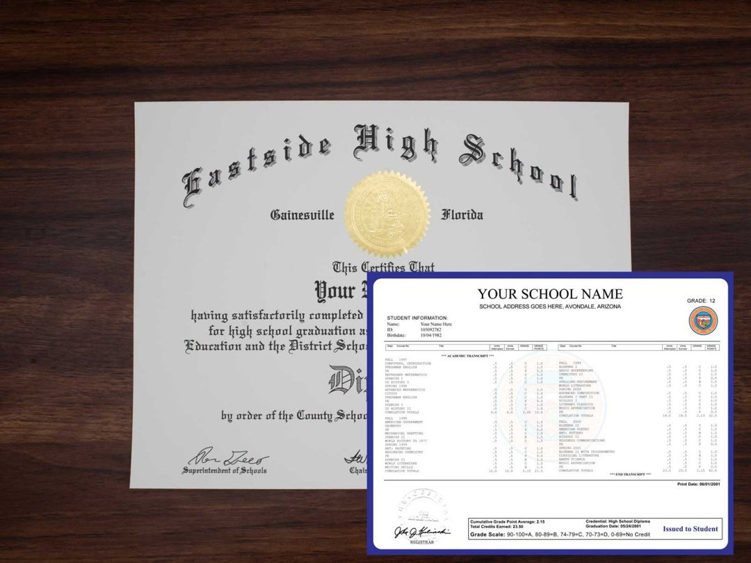 High School Diploma and Transcripts by State - Doc Printers