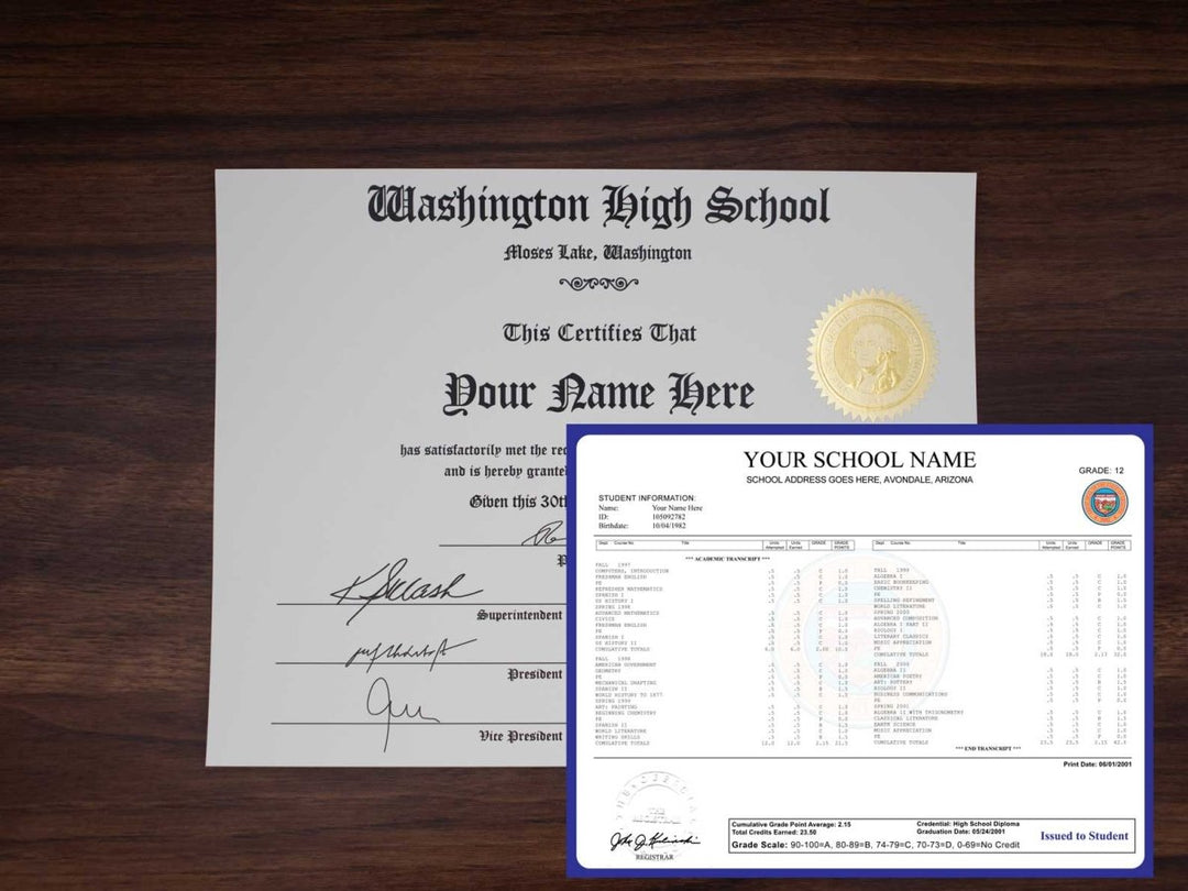 High School Diploma and Transcripts by State - Doc Printers
