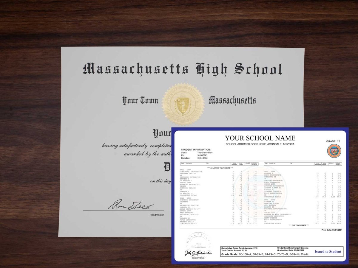 High School Diploma and Transcripts by State