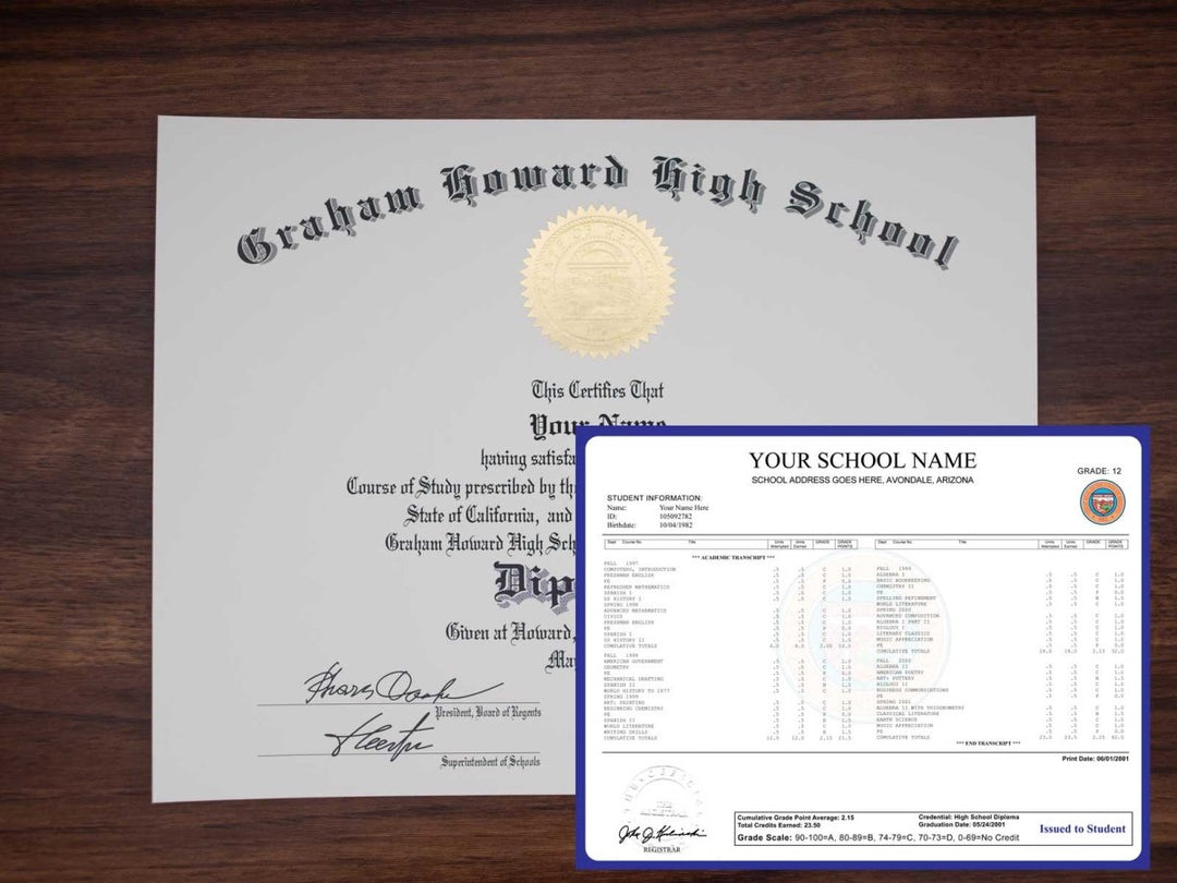 High School Diploma and Transcripts by State - Doc Printers