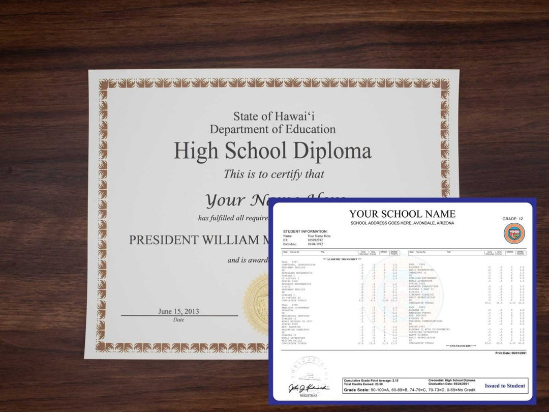 High School Diploma and Transcripts by State - Doc Printers