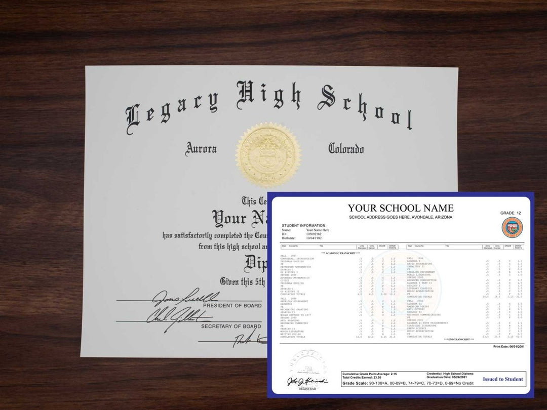 High School Diploma and Transcripts by State - Doc Printers