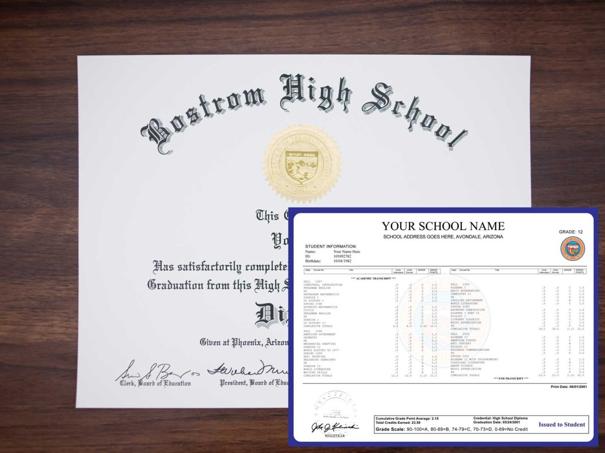 High School Diploma and Transcripts by State