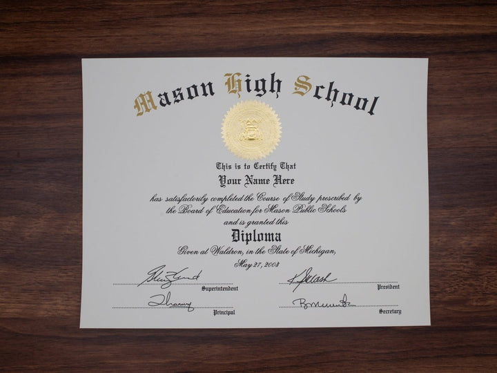 High School Diplomas by State - Doc Printers