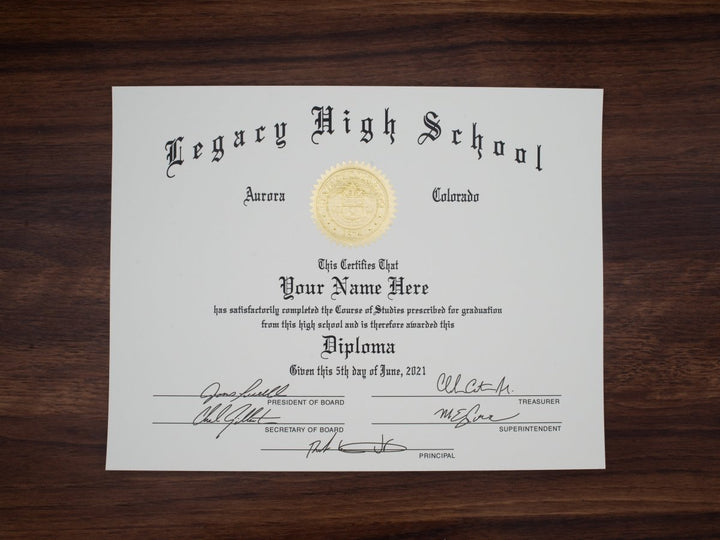 High School Diplomas by State - Doc Printers