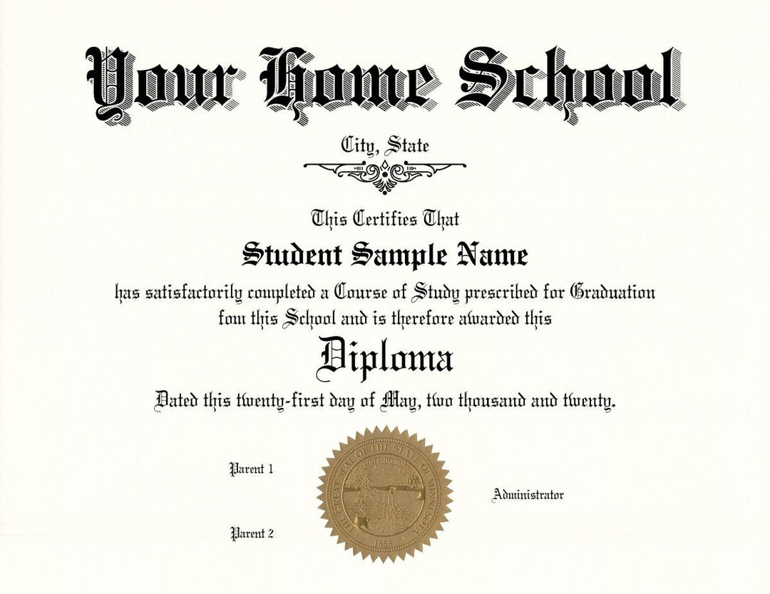 Home School Diplomas - Doc Printers