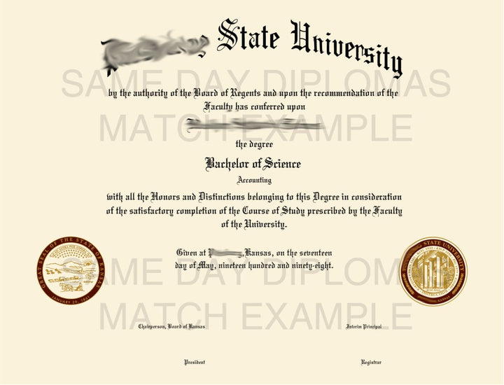 Master Degree Diploma - Doc Printers