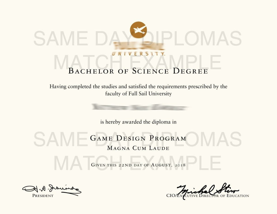 Master Degree Diploma - Doc Printers