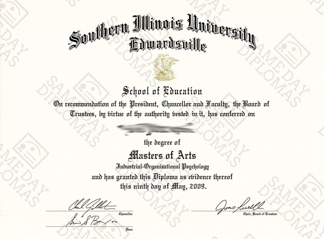 Master Degree Diploma & Transcripts - Doc Printers