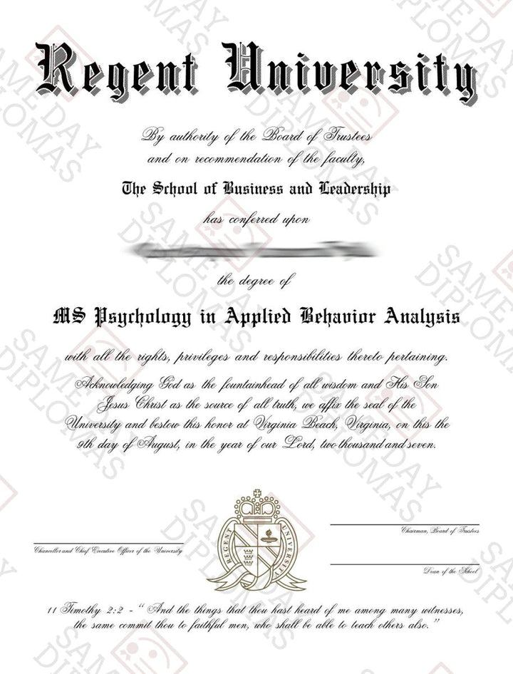 Master Degree Diploma & Transcripts - Doc Printers