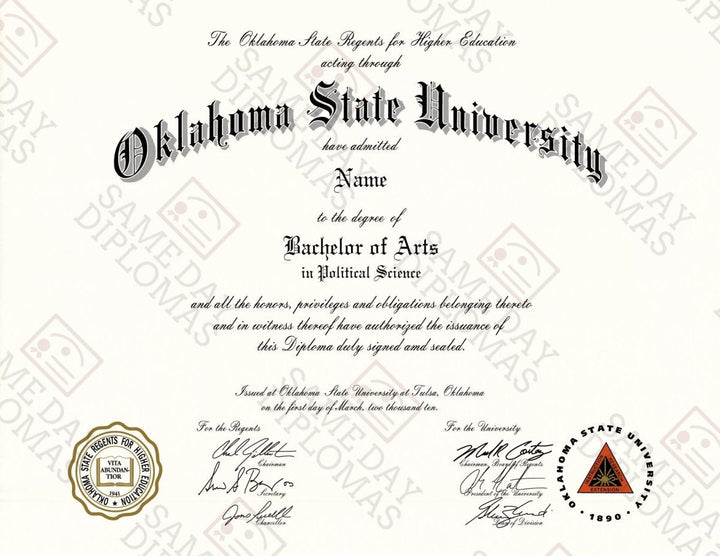 PhD Doctor of Philosophy Degree Diploma - Doc Printers