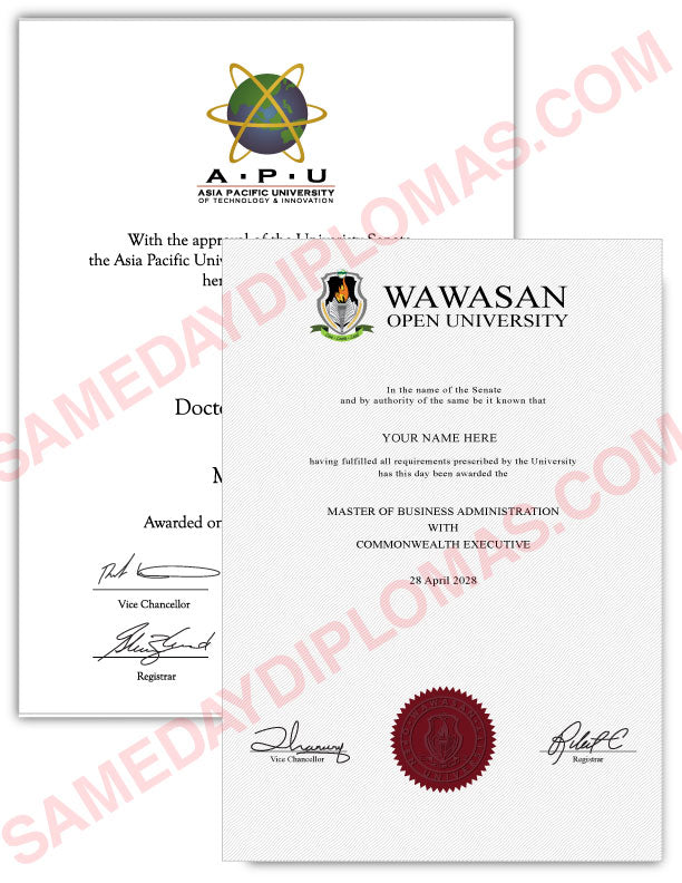 College and University Match Diplomas from Malaysia