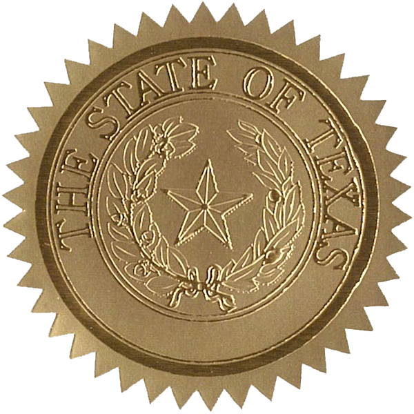 State Seals Metallic Gold - Doc Printers