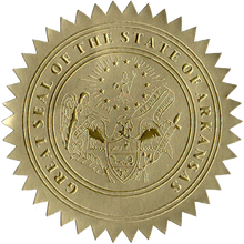 State Seals Metallic Gold