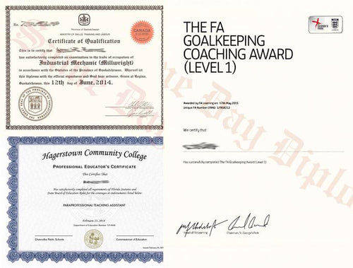 Buy Certificates and Qualifications in USA - Of All Kinds