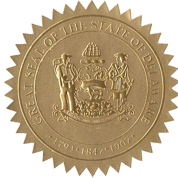 delaware state seal 2022