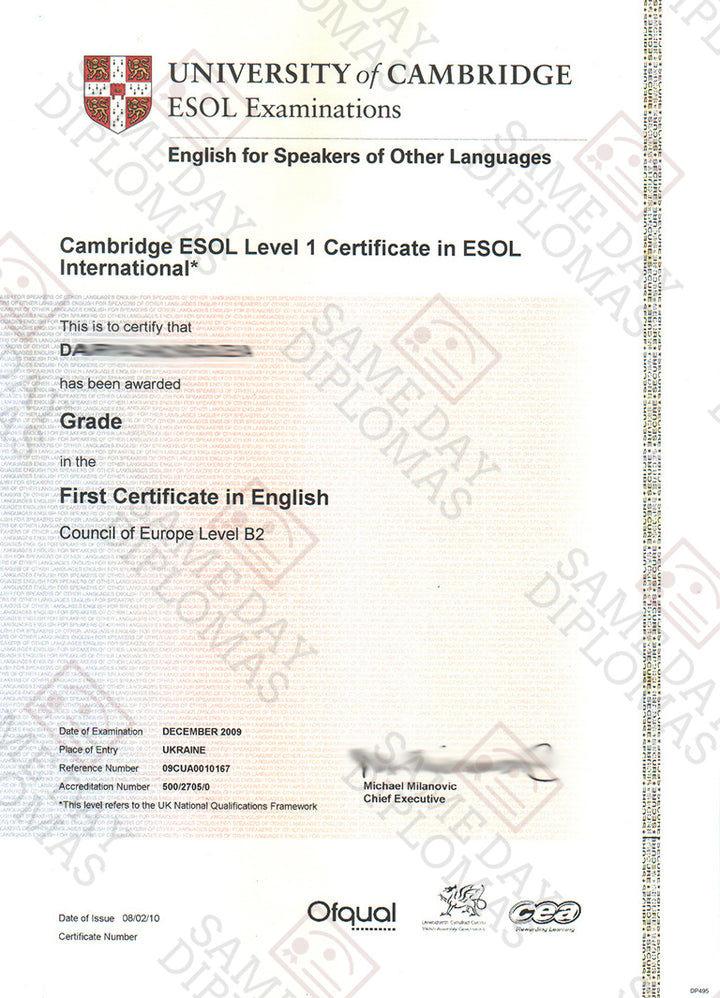 cambridge certification
