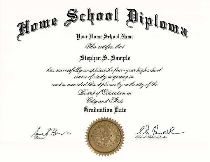 homeschool diplomas