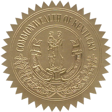 State Seals Metallic Gold