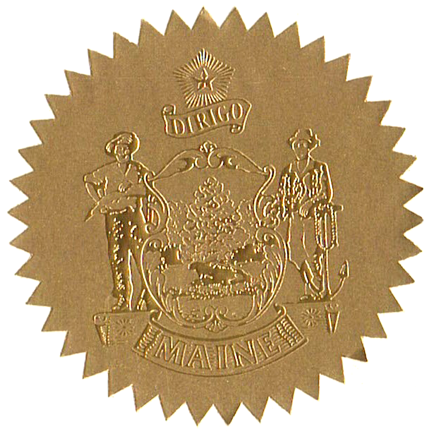 State Seals Metallic Gold