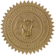 State Seals Metallic Gold