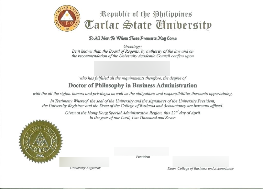 College and University Match Diploma From Philippines
