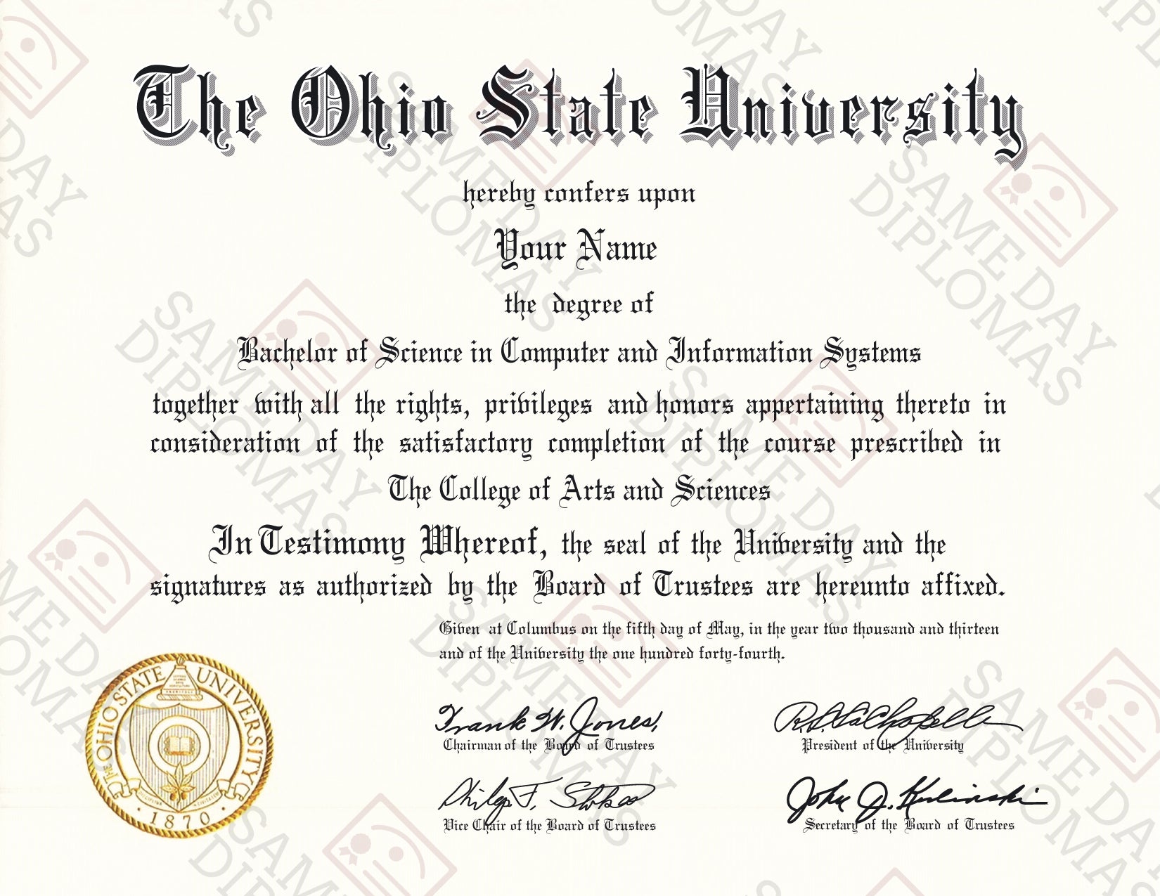 Buy Bachelor Degree Diploma Online