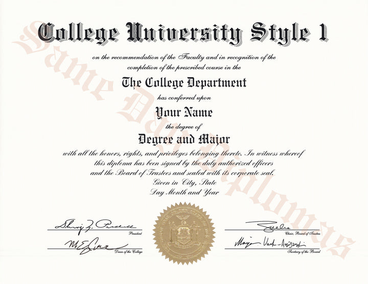 College and University Diploma Degree, USA Stock Design