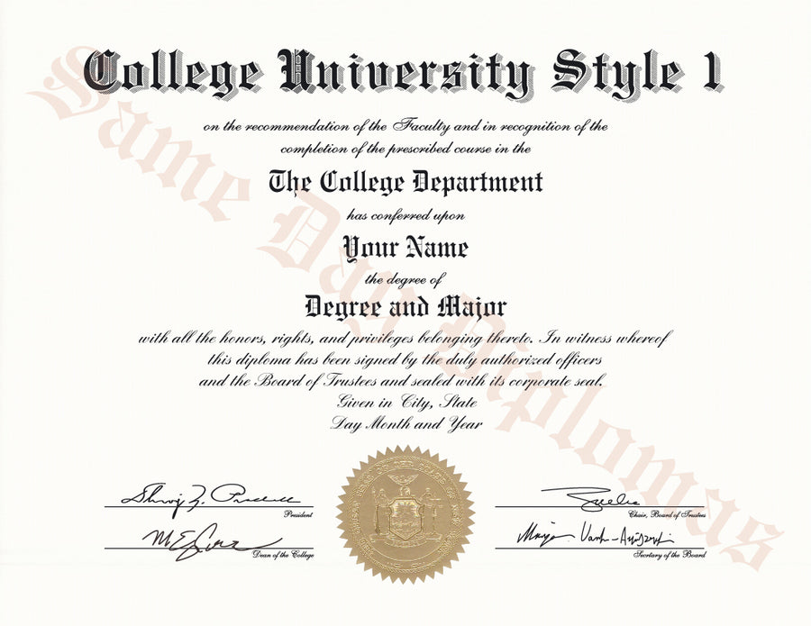 Buy USA College & University Diplomas Online