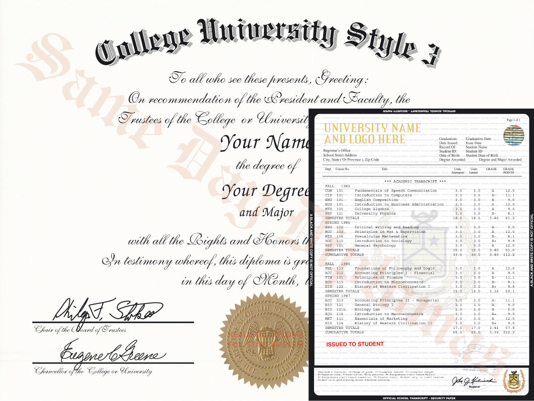 Buy Online  Fake College Degrees (Diploma & Transcripts)