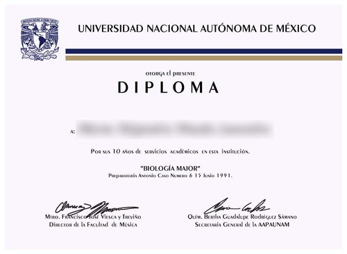 College and University Match Diploma From Mexico