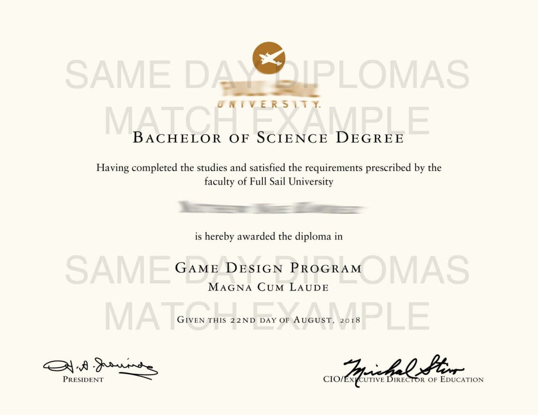 Associate Degree Diploma - Doc Printers